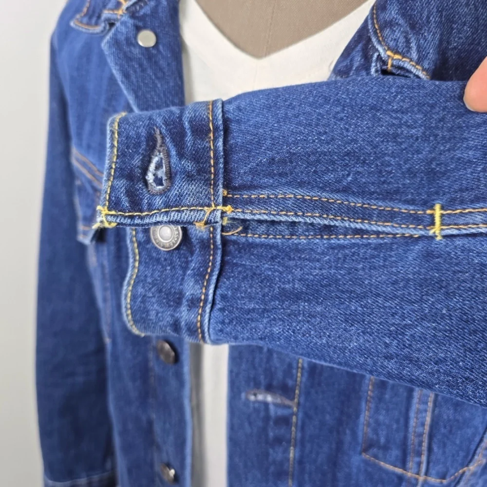 Levi's Men's Trucker Jacket Type III Indigo Blue Wash - Size Medium 72334-4216 - Picture 4 of 12